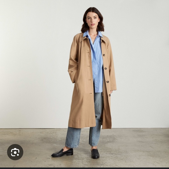 Everlane Jackets & Blazers - Everlane Gathered Drape Trench Coat
